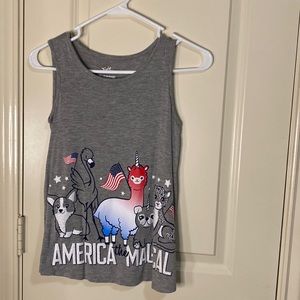 Justice girls tank. Size 12.